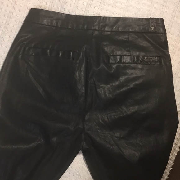 Bleach pleather pants - Picture 4 of 4